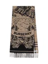 Burberry Reversible Cashmere Scarf In Brown
