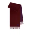 Burberry Reversible Cashmere Scarf In Brown