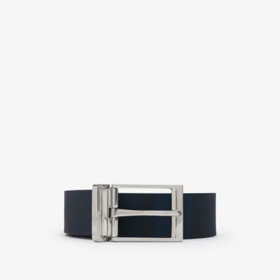 Burberry Reversible Check Belt In Multi