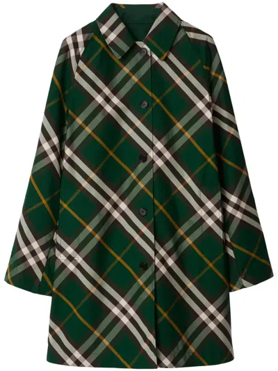 BURBERRY REVERSIBLE CHECK CAR COAT