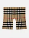 Burberry Reversible Check Cashmere Cape In Brown