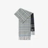 BURBERRY BURBERRY REVERSIBLE CHECK CASHMERE SCARF