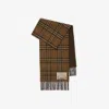 Burberry Reversible Check Cashmere-wool Scarf In Shrew