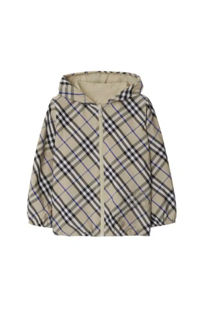 BURBERRY BURBERRY REVERSIBLE CHECK COTTON BLEND JACKET