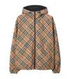 Burberry Reversible Vintage Check Jacket In Yellow