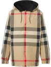 BURBERRY BURBERRY REVERSIBLE CHECK HOODED JACKET