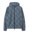 Burberry Reversible Check Jacket In Gray