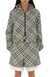 BURBERRY REVERSIBLE CHECK HOODED JACKET