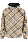 BURBERRY REVERSIBLE CHECK HOODED JACKET WITH
