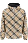 BURBERRY REVERSIBLE CHECK HOODED JACKET WITH