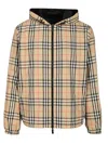Burberry Reversible Checked Shell Hooded Jacket
