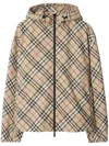 Burberry Men Embroidered Polyester Reversible Jacket In Neutrals
