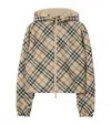 Burberry Vintage Check Reversible Jacket In Neutrals