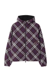 Burberry Reversible Check Jacket In Pansy