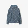 Burberry Maxi Logo Jacket Casual Jackets And Parka Multicolor In Pewter