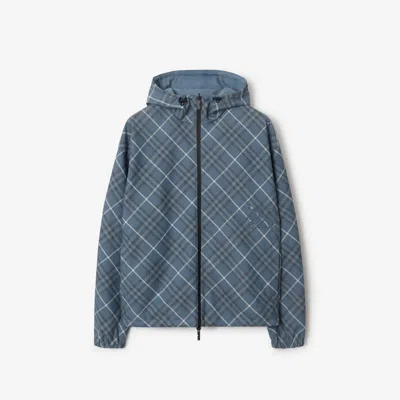 BURBERRY BURBERRY REVERSIBLE CHECK HOODED JACKET