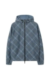 Burberry Maxi Logo Jacket Casual Jackets And Parka Multicolor In Pewter