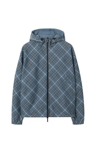 BURBERRY BURBERRY REVERSIBLE CHECK HOODED JACKET