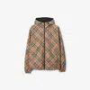 Burberry Reversible Vintage Check Jacket In Sand