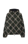 Burberry Anorak Check-pattern Zipped Hooded Jacket In Snug