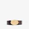 Burberry Reversible Check Knight Stamp Belt