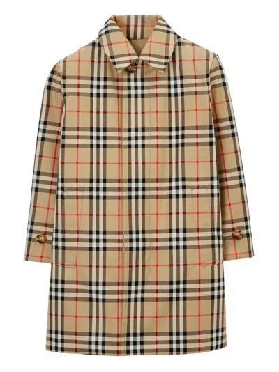 BURBERRY REVERSIBLE CHECK-PRINT COAT