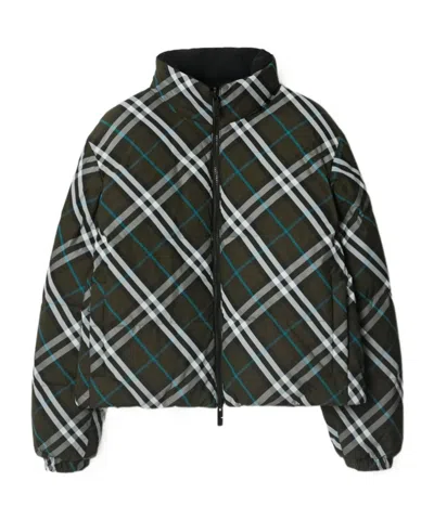 BURBERRY BURBERRY REVERSIBLE CHECKED PUFFER JACKET