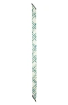 Burberry Reversible Check Silk Twill Scarf In Green