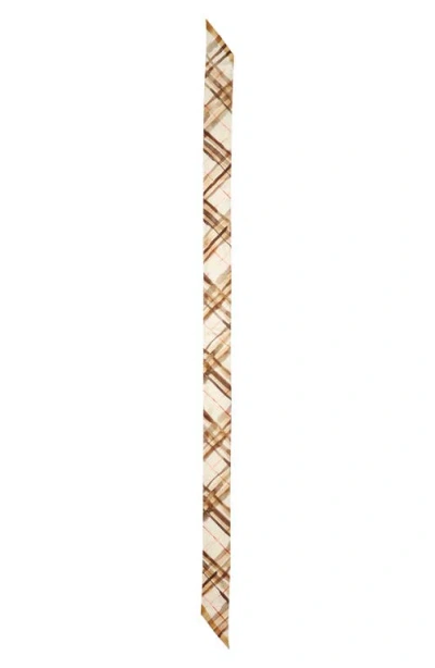 Burberry Reversible Check Silk Twill Scarf In Multi