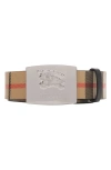 Burberry Reversible Check Square Knight Belt