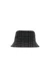 Burberry Reversible Check Wool Bucket Hat In Multi