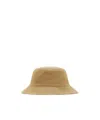 Burberry Check-pattern Reversible Bucket Hat In Nude