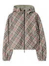 Burberry Cropped Reversible Check Jacket