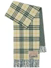 Burberry Reversible Checkered Scarf In Neutrals