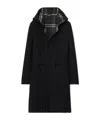 Burberry Mid-length Reversible Wool Car Coat