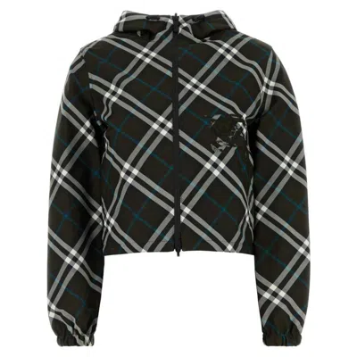 BURBERRY BURBERRY REVERSIBLE CROPPED CHECK JACKET
