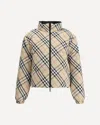 Burberry Womens Sand Ip Check Check-print Hooded Shell-down Jacket