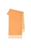 Burberry Double-sided Logo Cashmere Scarf In Petal