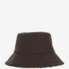 Burberry Reversible Fleece Check Bucket Hat In Green