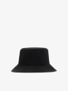 Burberry Ekd-embroidered Bucket Hat In Black/sand