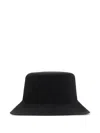Burberry Reversible Gabardine Bucket Hat In Black
