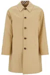 Burberry Reversible Gabardine Car Coat In Beige