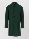 Burberry Reversible Gabardine Overcoat Long Sleeves In Multi