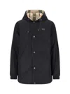Burberry Check-pattern Reversible Hooded Jacket