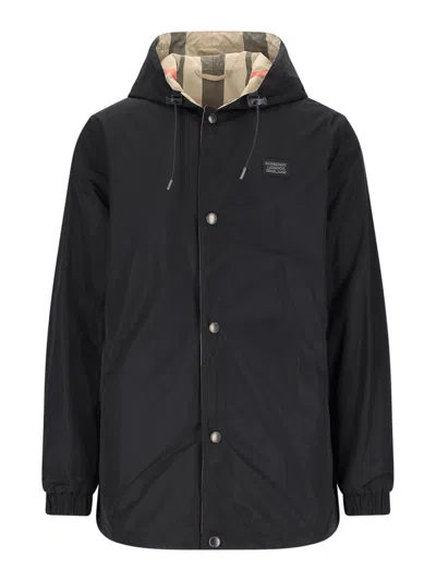 BURBERRY REVERSIBLE HOODED JACKET