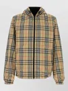 Burberry Reversible Hooded Jacket Check Pattern In Multi