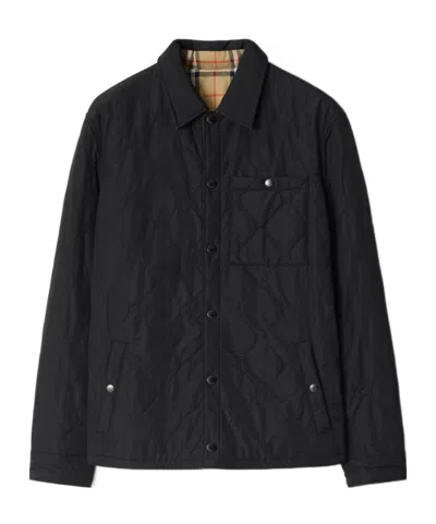BURBERRY REVERSIBLE QUILTED NYLON OVERSHIRT