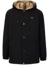 Burberry Black Polyester Sports Jacket In Green