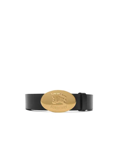 Burberry Reversible Leather Oval Knight Stamp Belt
