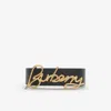 Burberry Adjustable Reversible Belts Smooth Finish In Black/soap